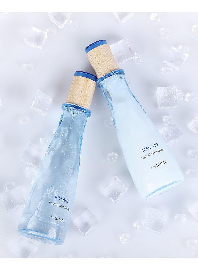 THESAEM Iceland Hydrating Emulsion 4,73 fl.oz. - Facial Emulsion for Intensive Hydration with Iceland Mineral Water - Face Moisturizer to Provide Mild Skin Moisture and Protection