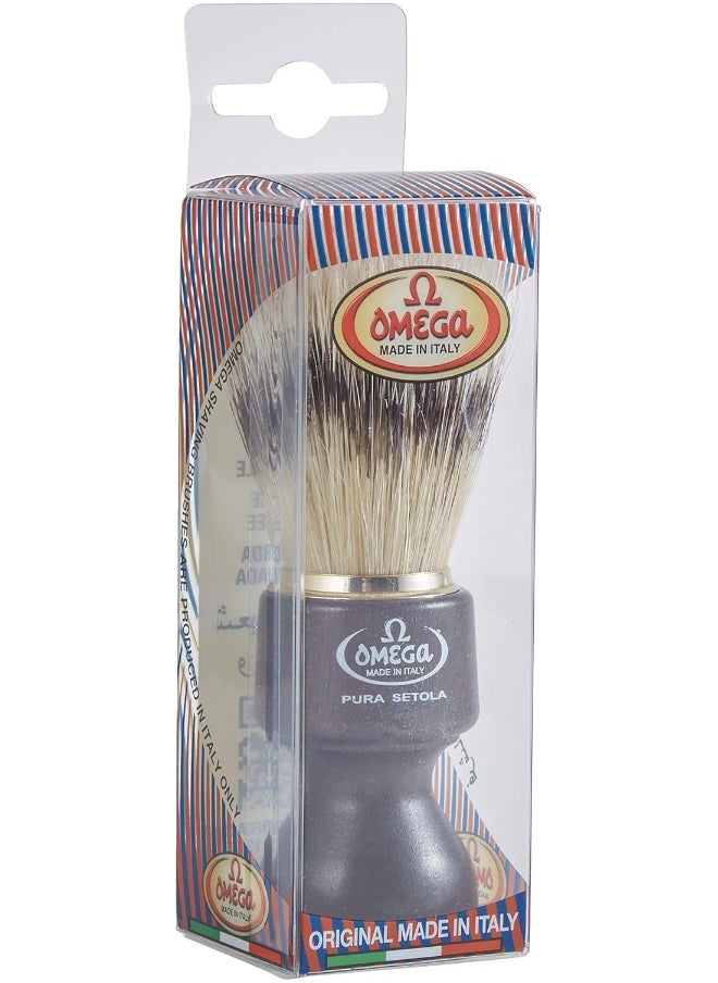 26 - Shaving Brush In Pure Bristle, Dark Brown