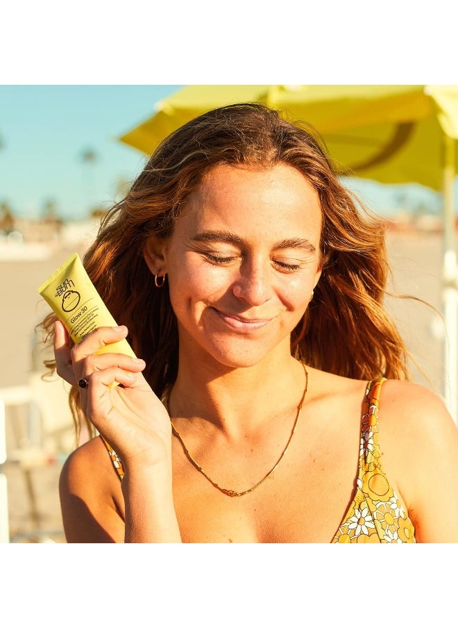 Original Spf 30 Glow Tinted Face Lotion For Women 2 Oz