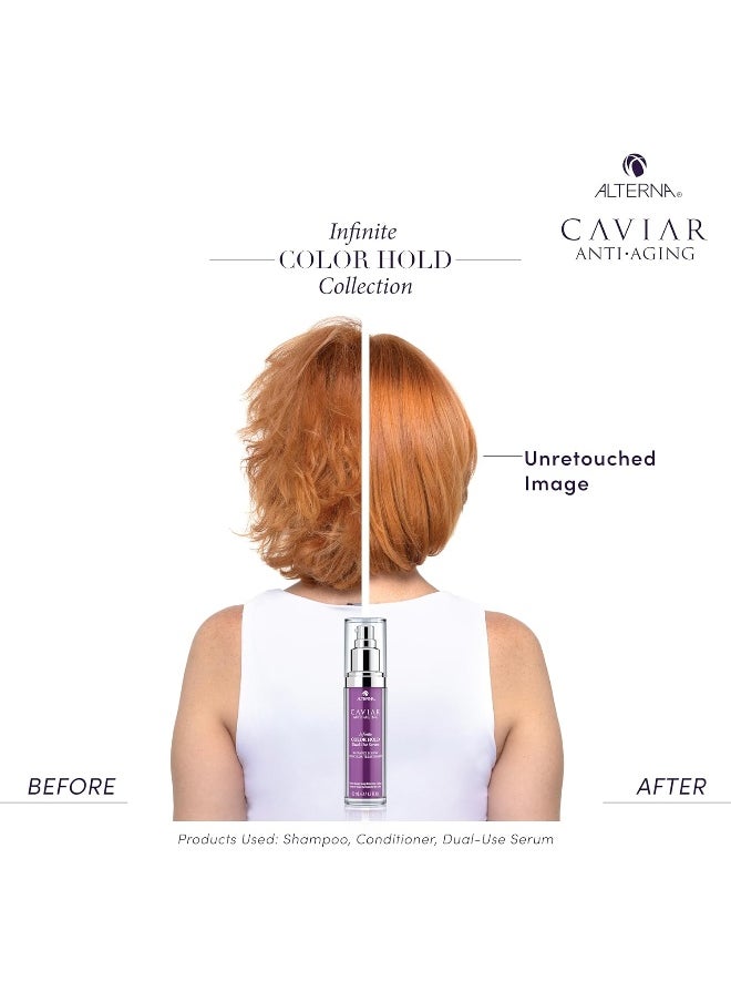 Caviar Anti-Aging Infinite Color Hold Dual-Use Serum | Leave-In Treatment, Color Preserving Mask | Sulfate Free, 1.7 Fl. Oz.