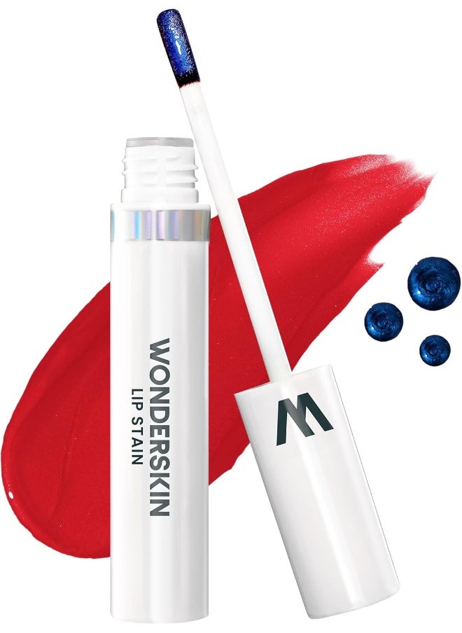 Wonder Blading Lip Stain Peel Off Masque - Long Lasting, Waterproof And Transfer Proof Red Lip Tint, Matte Finish Peel Off Lip Stain (Playful Stain & Go Masque)