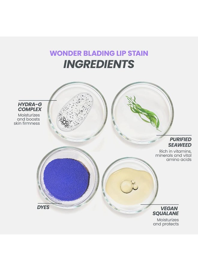 Wonder Blading Lip Stain Peel Off Masque - Long Lasting, Waterproof And Transfer Proof Pink Lip Tint, Matte Finish Peel Off Lip Stain (Crush Masque)