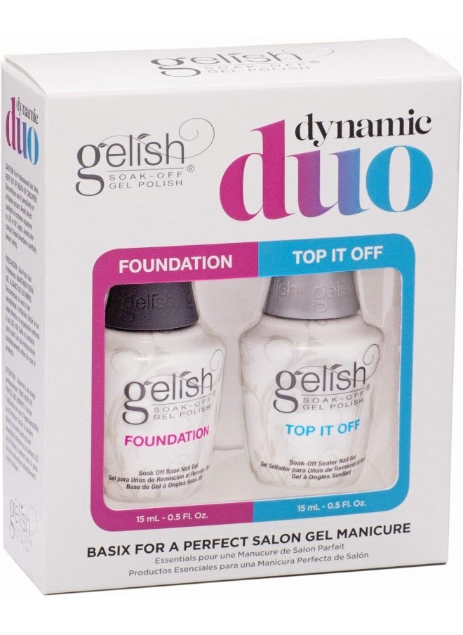 Dynamic Duo Foundation Base And Top It Soak Off Gel Nail Polish