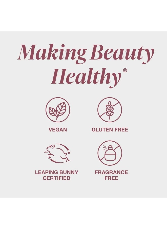 Mineral Fusion Acetone Free Nail Polish Remover, Gentle, Non-Drying, Regular & Gel Polish, 6 fl oz (2 Pack), Vegan & Cruelty-Free Nail Care for Women and Men