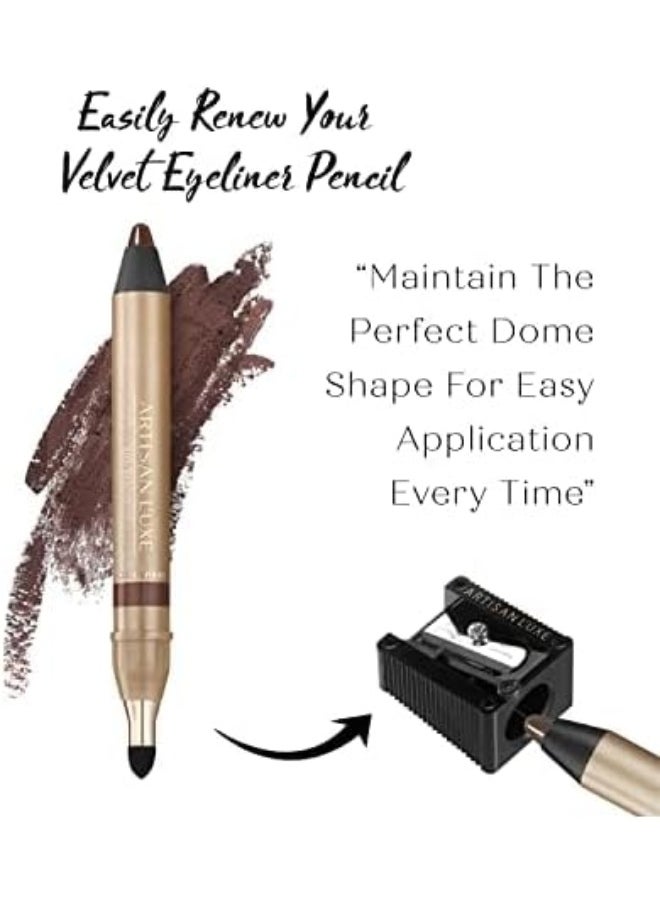 Beauty Velvet Jumbo Eyeliner Pencil - Smokey Eyes In 3 Minutes - Water-Proof Smudge-Proof, Long-Lasting - Age-Defying Essential Oils - Seduction (Shade: Chocolate Brown)