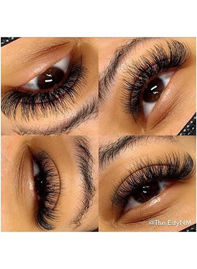 Eyelash Extensions 0.07 D Curl 13-20Mm Lash Extensions Supplies Individual Lashes Premium Silk Volume & Classic Lash Soft Matte Dark Professional Eyelashes Extension (0.07-D-13-20 Mixed)