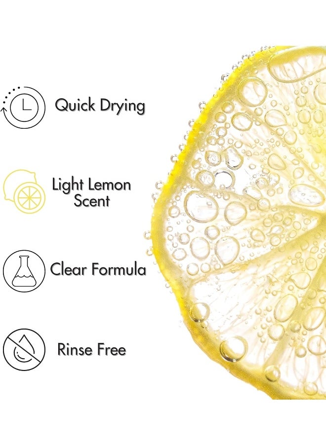 Professional Makeup Brush Cleaner, 8 Fl Oz, Lemon