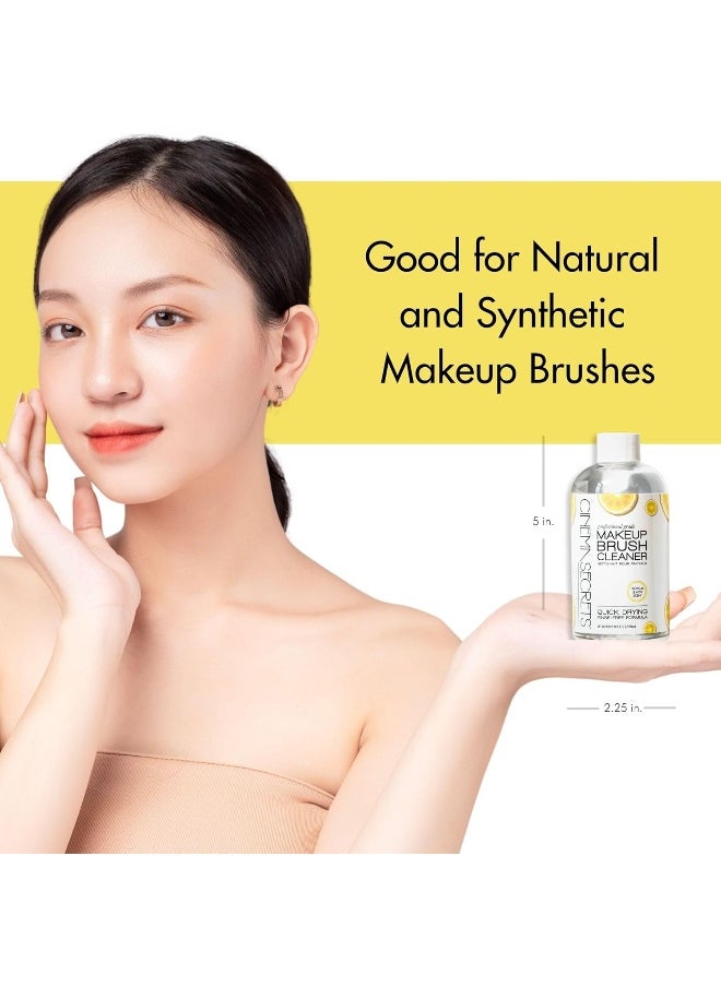 Professional Makeup Brush Cleaner, 8 Fl Oz, Lemon