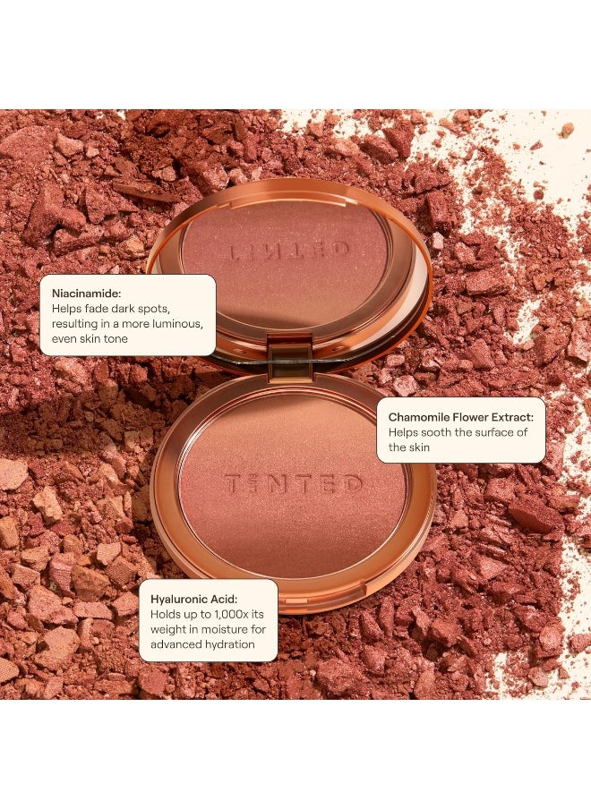 Huebeam Blushing Bronzer: Highly Pigmented Blushing-Bronzer, 15 G / 0.5 Oz