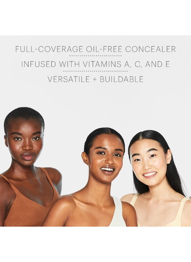 Glo Skin Beauty Oil-Free Camouflage Concealer - Correct and Conceal Imperfections, Blemishes & Dark Spots, Nourishing Makeup for a More Even Complexion (Sand)