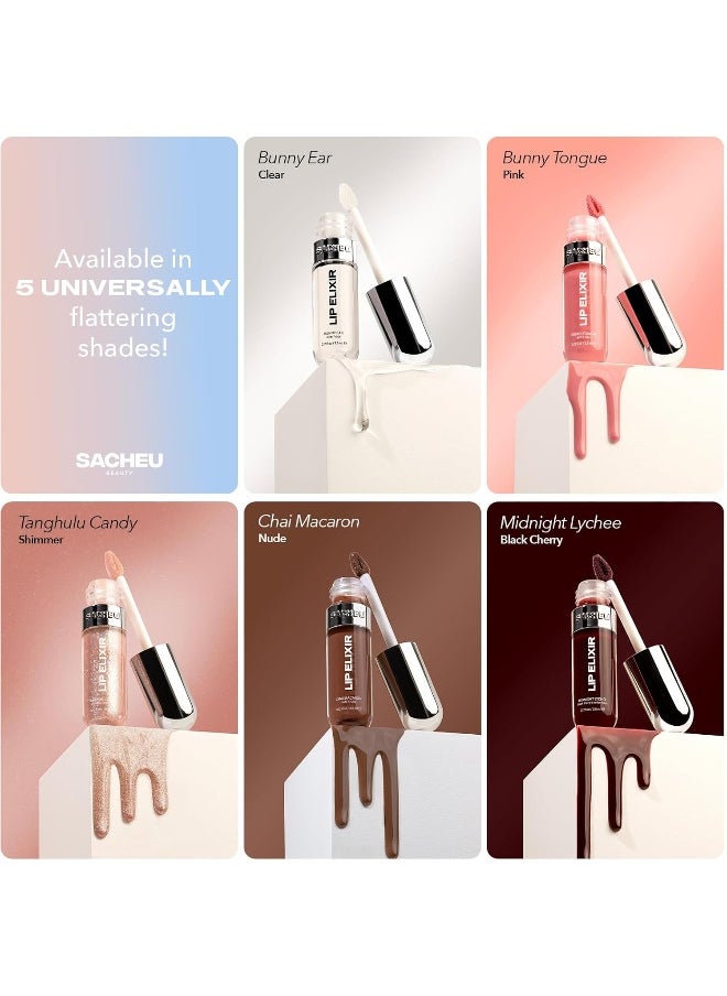 Lip Elixir Nourishing Lip Glaze And Lip Tint Gloss