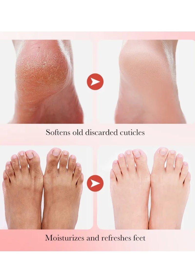 10 Pcs Honey Peach Nicotinamide Mask Set 5 Pcs Hand Mask and 5 Pcs Foot Mask Honey Peach Moisturizing Brightening Hydrating Nourishing Skin Exfoliation Hand Foot Mask Repair Soften Calluses and Hard Skin Hand Foot Exfoliate Mask