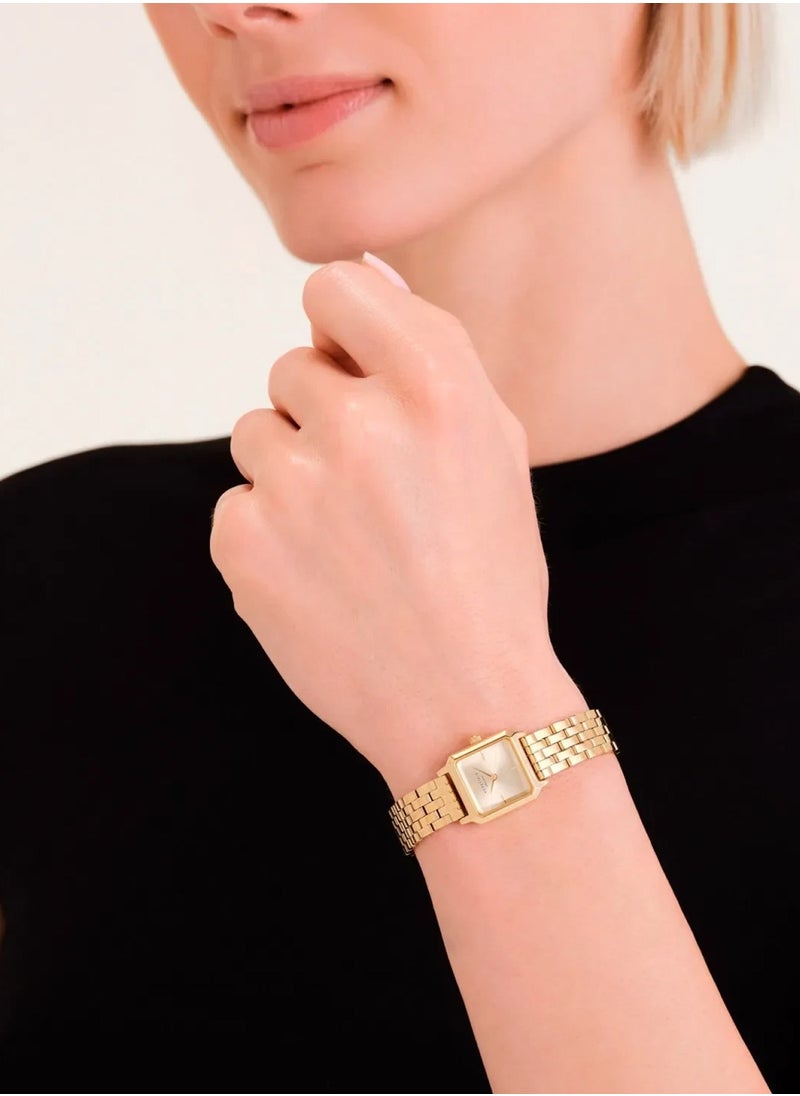 Women's Boxelle Quartz Gold Stainless Steel Watch BCGSG-B04