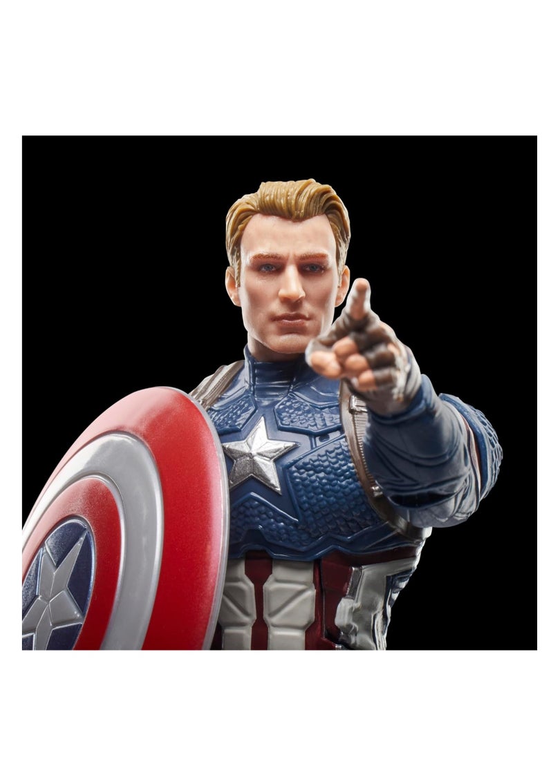 Marvel Legends Series Collectible Action Figure - Captain America, 6 Inches