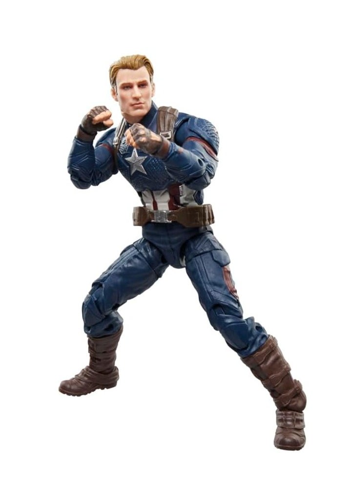 Marvel Legends Series Collectible Action Figure - Captain America, 6 Inches