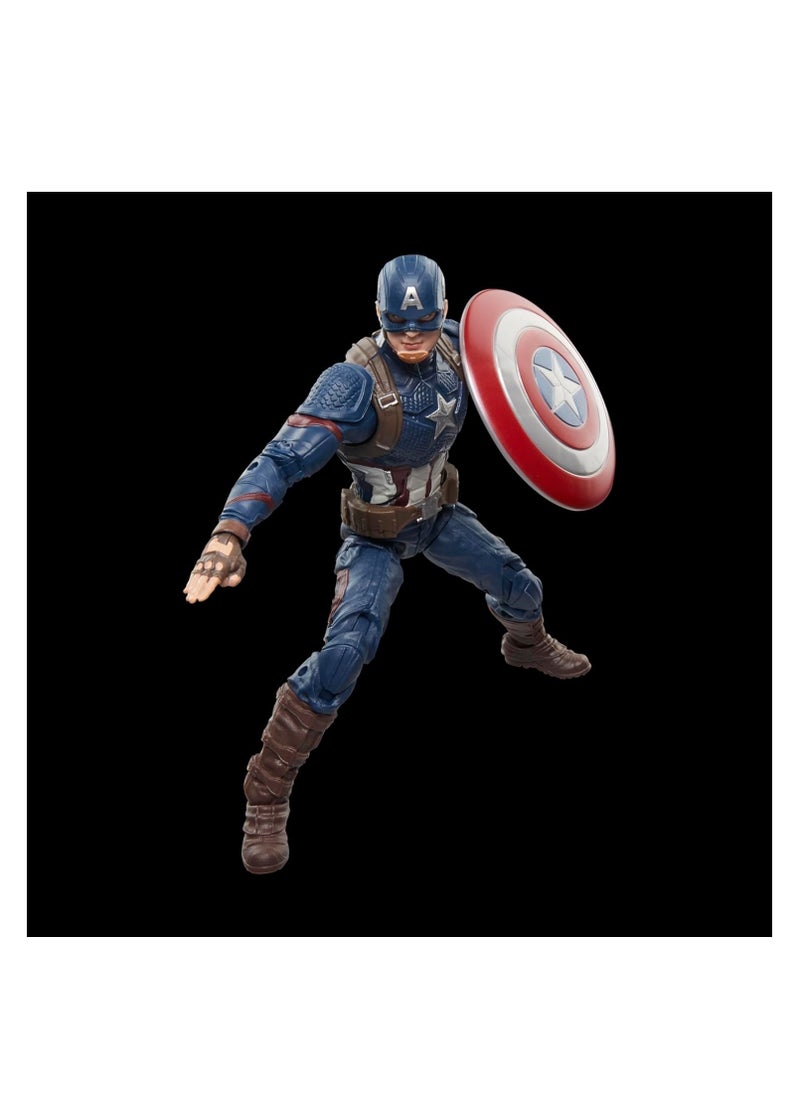 Marvel Legends Series Collectible Action Figure - Captain America, 6 Inches