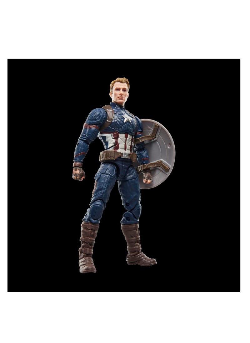 Marvel Legends Series Collectible Action Figure - Captain America, 6 Inches