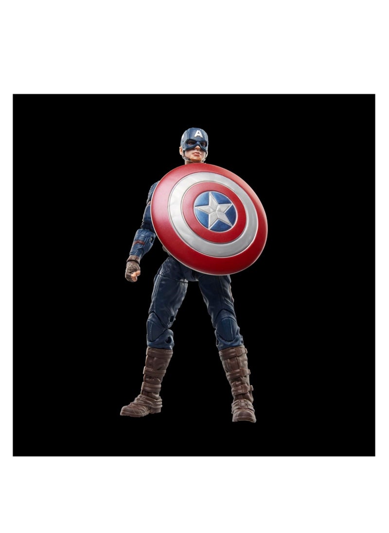 Marvel Legends Series Collectible Action Figure - Captain America, 6 Inches