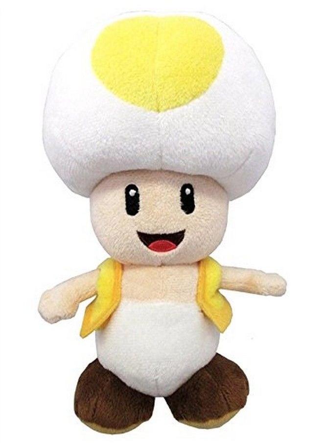 Little Buddy Super Mario All Star Collection 1589 Yellow Toad Stuffed Plush, 8