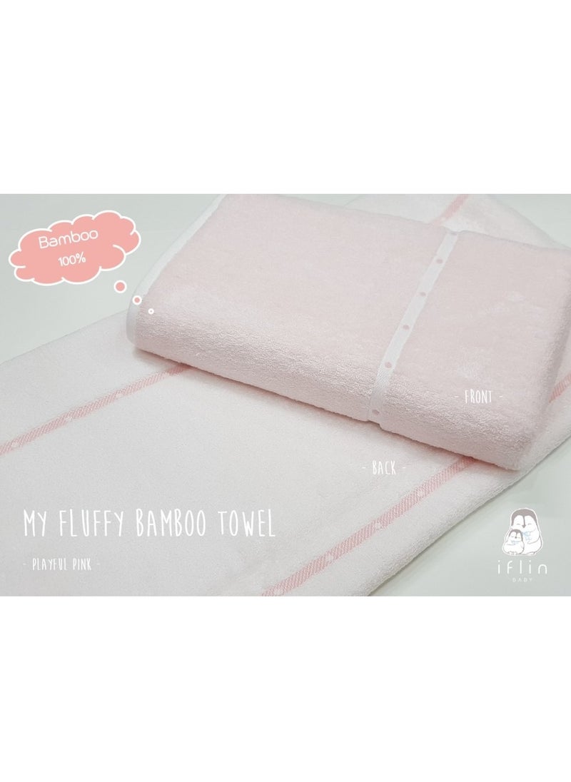My Fluffy Bamboo Towel - Playful Pink (Solid)