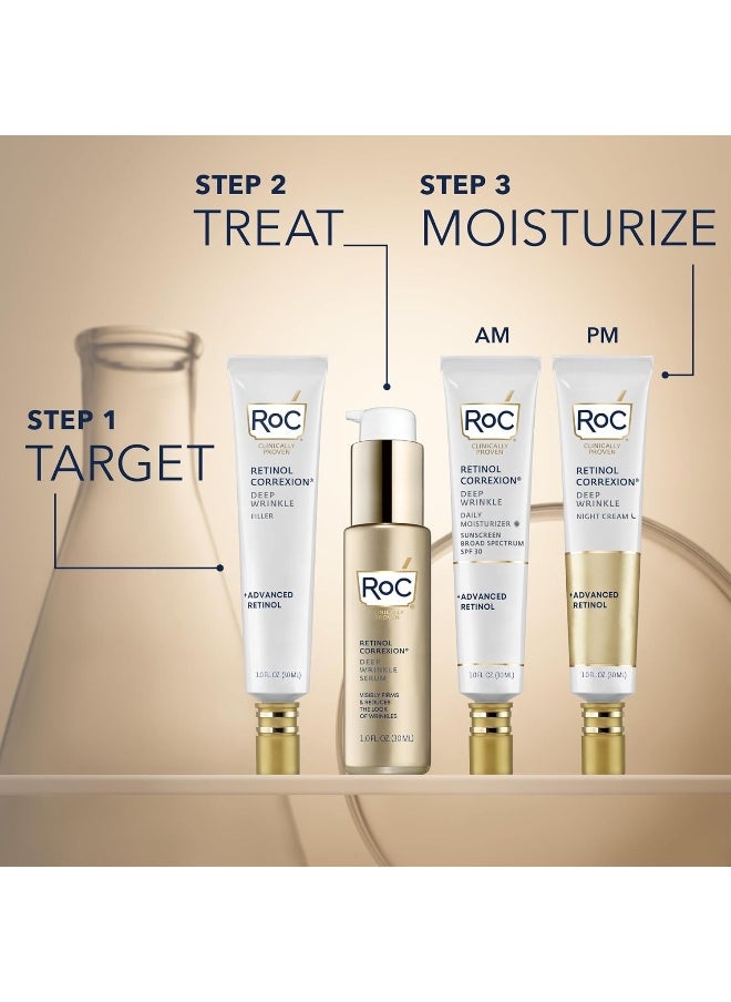 Retinol Correxion Deep Wrinkle Facial Filler With Hyaluronic Acid And Retinol 1 Oz