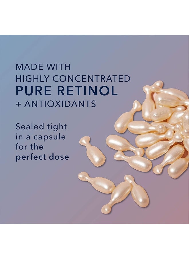 - Retinol Correxion Line Smoothing Night Serum Capsules - Daily Anti-Aging Skin Care Treatment - Firming Moisturiser - 30-Piece