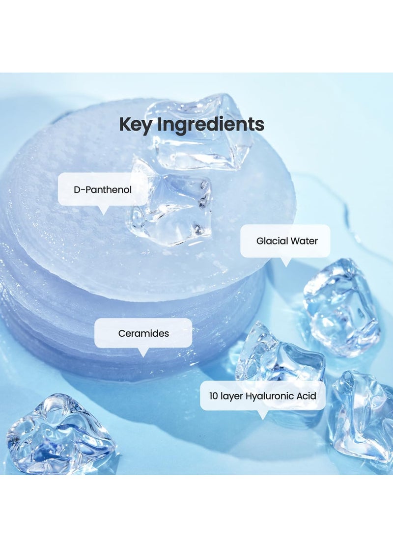 Cera-nol Gel Toner Pads | Hydrating, Soothing Korean Toner Pads for Sensitive Skin | 4.93 fl.oz.(140g), 60Pads