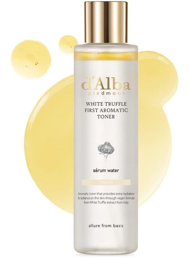 Italian White Truffle First Aromatic Toner, Vegan Skincare, Gentle Hydrating Toner With White Truffles, Weakly Acidic Toner, Skin Texture Enhancement, Surfactant Free