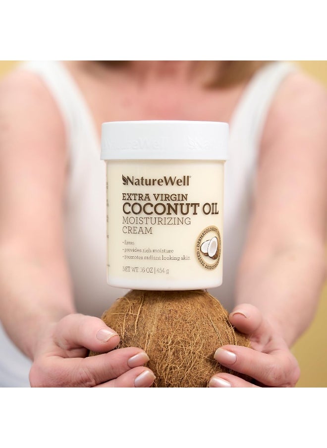 Extra Virgin Coconut Oil Moisturizing Cream For Face, Body, & Hands