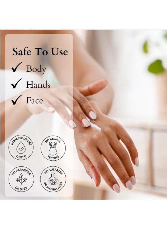 Extra Virgin Coconut Oil Moisturizing Cream For Face, Body, & Hands