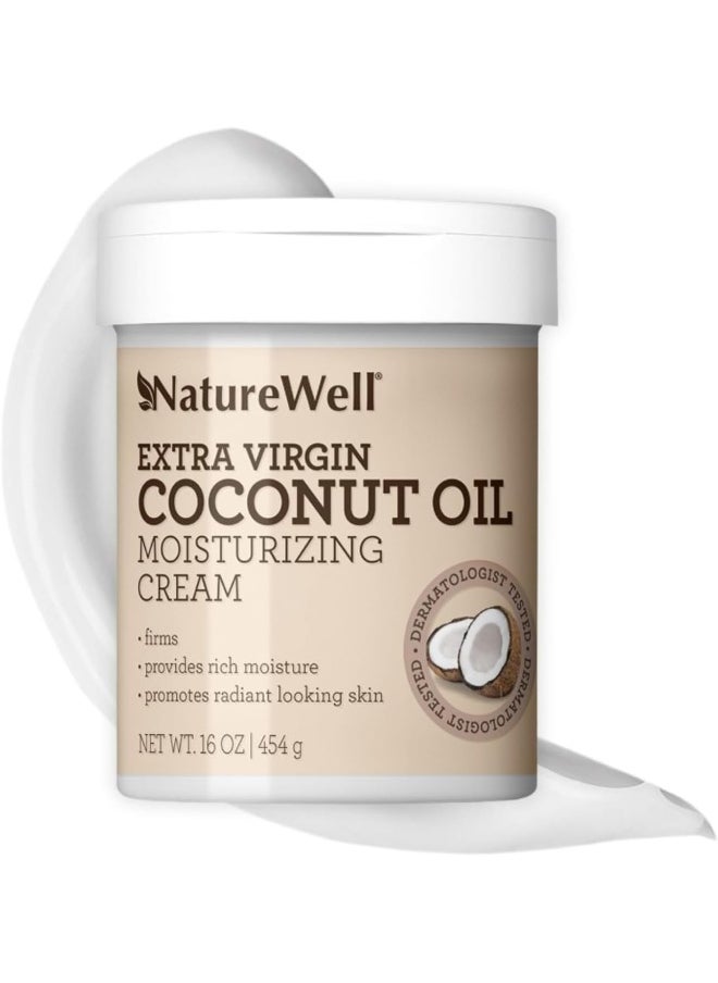 Extra Virgin Coconut Oil Moisturizing Cream For Face, Body, & Hands