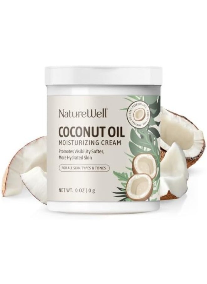 Extra Virgin Coconut Oil Moisturizing Cream For Face, Body, & Hands