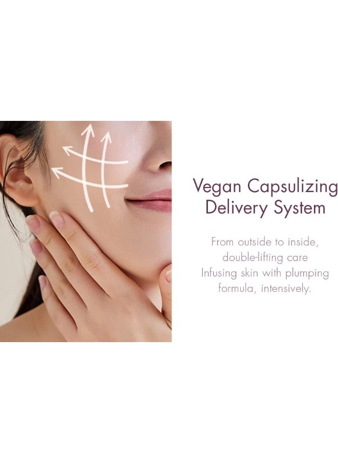 leegeehaam Dr.Ceuracle Vegan Active Berry Lifting Cream (75g / 2.64 oz.) - Antioxidant Moisturizer with Resveratrol Capsules and Vitamin A, Good for Hydration and Rejuvenation