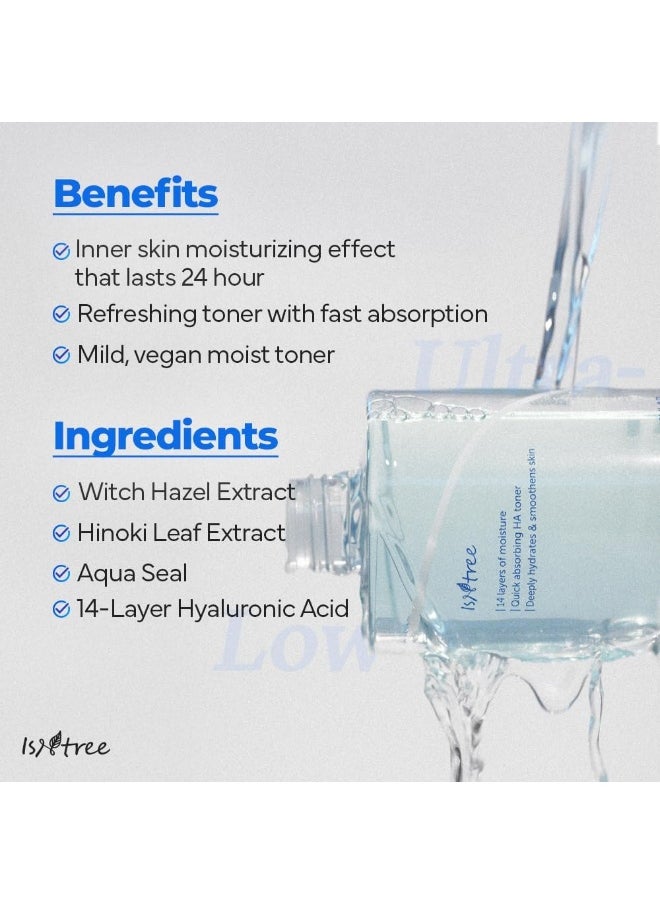 Ultra-Low Molecular Hyaluronic Acid Toner 300Ml 10.14 Fl.Oz