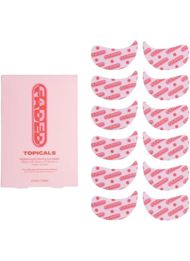 Faded Brightening Under Eye Masks