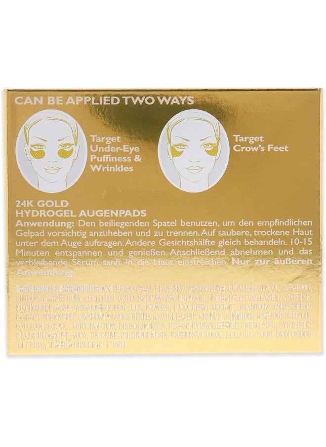24K Gold Pure Luxury Lift & Firm Hydra-Gel Eye Patches (60 Patches)