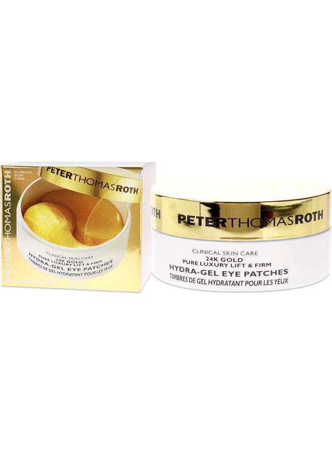 24K Gold Pure Luxury Lift & Firm Hydra-Gel Eye Patches (60 Patches)