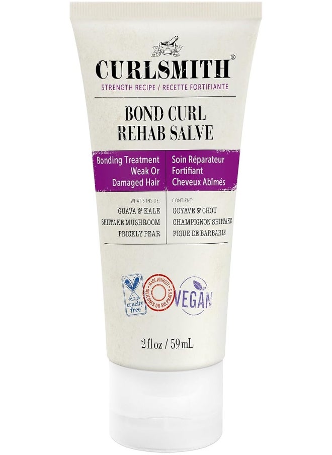 - Bond Curl Rehab Salve, Bond Building Strength Treatment For Weak, Damaged Hair (59 Ml)