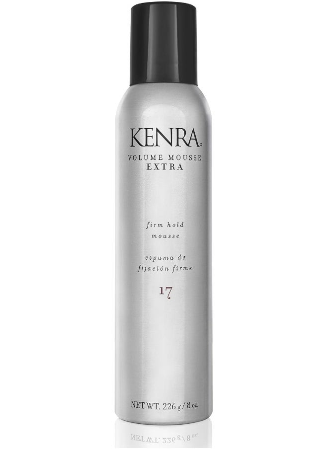 Kenra Professional Volume Mousse Extra 17 | Firm Hold Mousse | All Hair Types | 8 oz