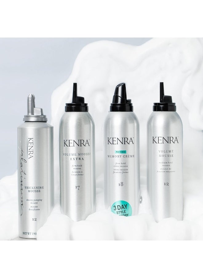 Kenra Professional Volume Mousse Extra 17 | Firm Hold Mousse | All Hair Types | 8 oz