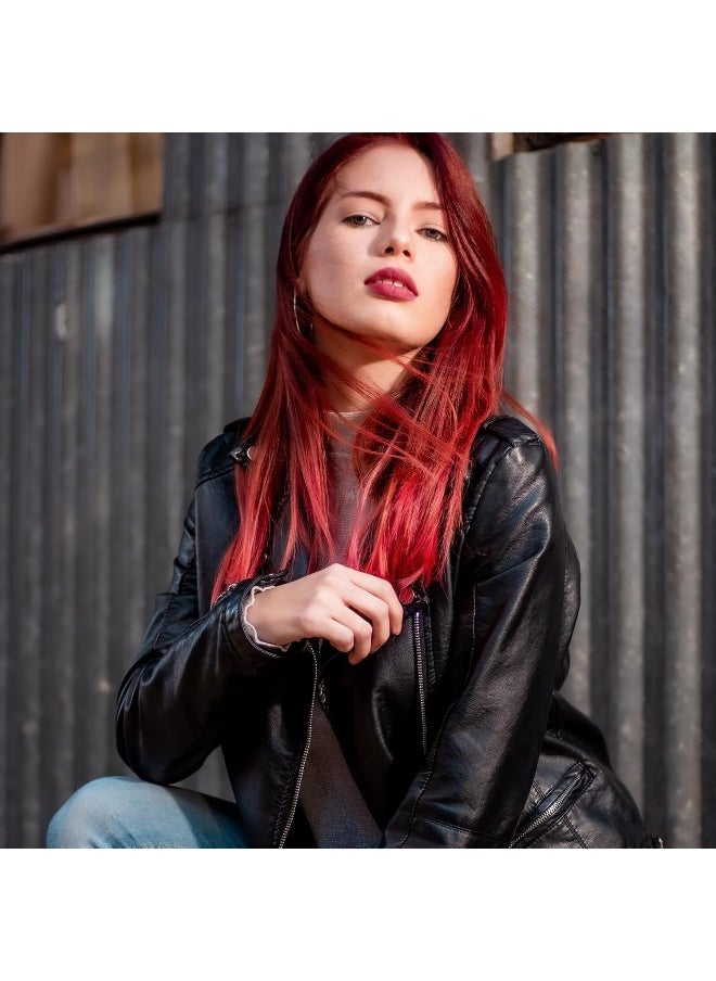 Vegan And Cruelty-Free Semi-Permanent Hair Color Dye (8 Fl Oz, Wrath)