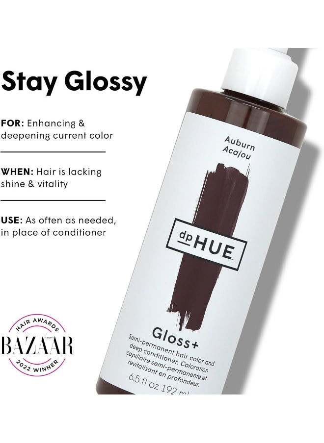 Gloss+ Semi-Permanent Hair Color And Deep Conditioner - Auburn 192Ml/6.5Oz