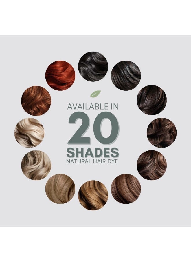 Natural Medium Blonde Permanent Hair Colour With Natural Ingredients - No Ammonia