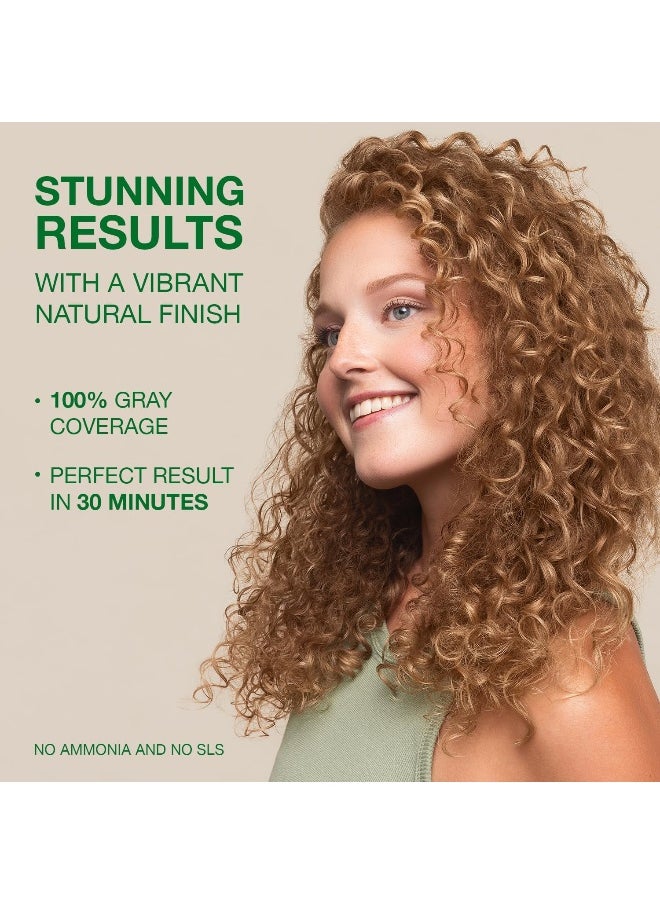 Natural Medium Blonde Permanent Hair Colour With Natural Ingredients - No Ammonia