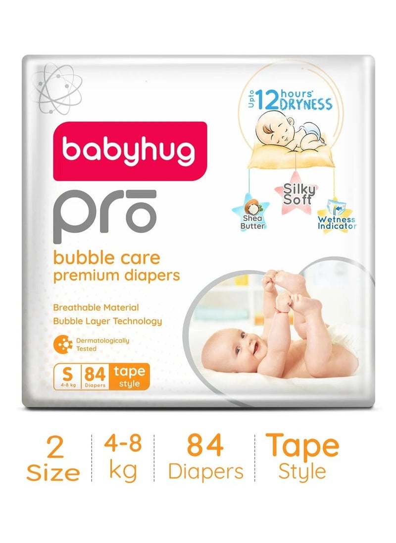 Babyhug Bubble Care Premium Diapers S 84 pcs