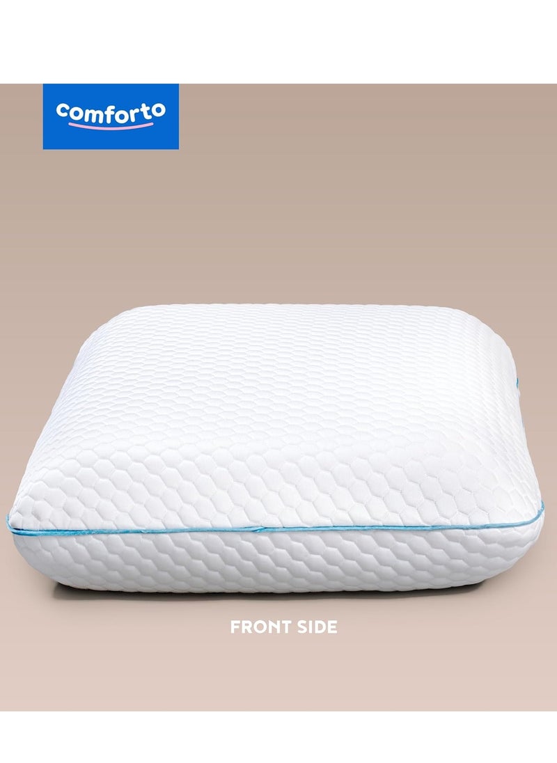 Comforto Classic Cooler Memory Foam Pillow 60x40x13 cm