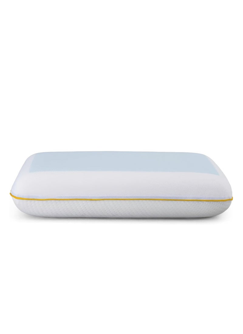Comforto Classic Gel Memory Foam Pillow with Cooling Gel Pad 60x40x13