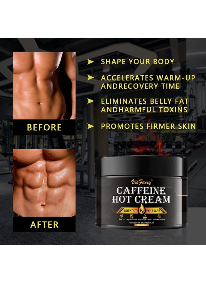 Caffeine Anti Cellulite Hot Cream, Body Sculpting Cellulite Workout Cream For Women & Men