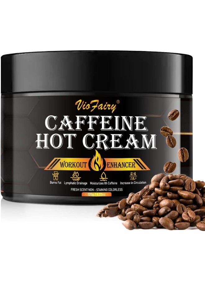 Caffeine Anti Cellulite Hot Cream, Body Sculpting Cellulite Workout Cream For Women & Men