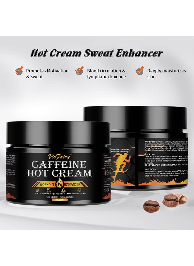 Caffeine Anti Cellulite Hot Cream, Body Sculpting Cellulite Workout Cream For Women & Men